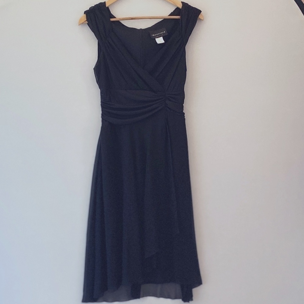 Connected Apparel Beautiful Black Cocktail Dress - Picture 11 of 13
